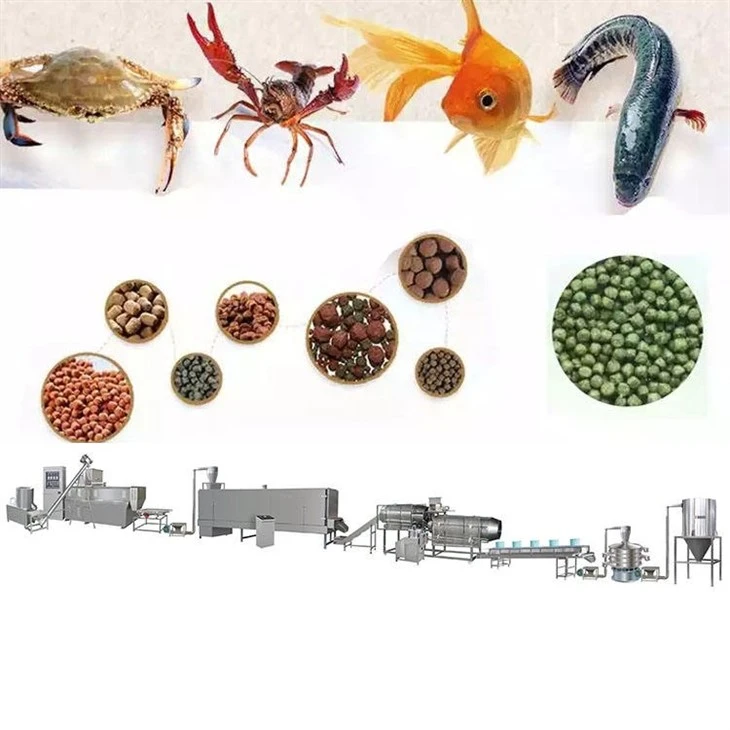 Floating And Sinking Fish Feed Dog Cat Pet Food Making Machine